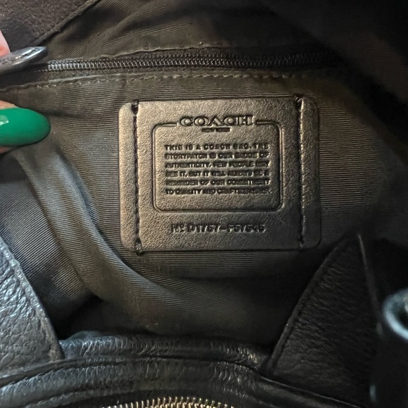 Coach Black Leather Hobo Bag - Picture 2 of 3